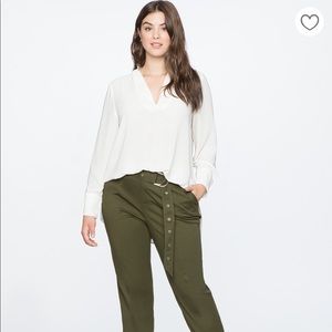 Eloquii off white tunic